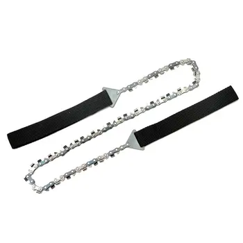 

Hand Chain Saw Steel Alloy Trimming Saw Outdoor Portable Saw Manual Wire Saw For Camping Hiking Survival Tool