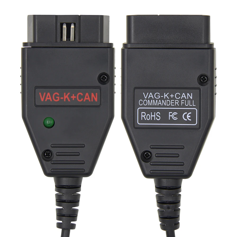 Автомобильный диагностический сканер OBD2 VAG K + CAN Commander 1 4 Can PIC18F25k80 FTDI OBD кабель для