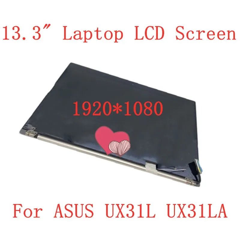 ЖК-экран 13 3 дюйма для ноутбука ASUS UX31L UX31LA с сенсорным экраном в сборе верхняя