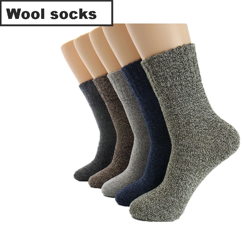 SALE 5 Pairs Womens Cotton Fashion Soft Warm Retro Knit Pile Knee Socks Lot 5-9