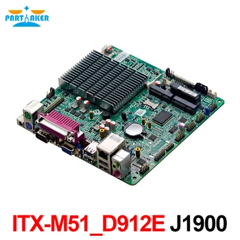 

Partaker ITX-M51_D912E J1900 Dual EDP Mini ITX Motherboard DC 12V With LPT Mini PCIE