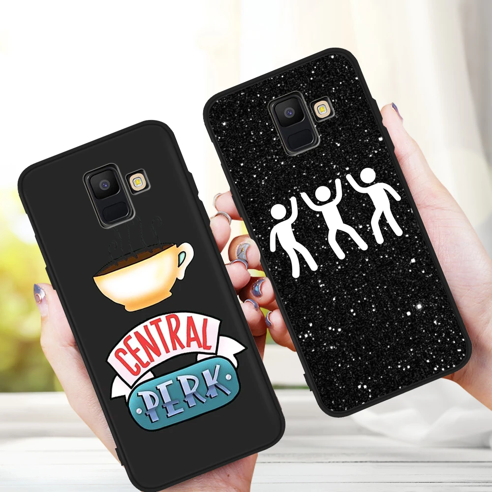 

For Samsung Galaxy A9 A8 A7 A6 A5 A3 J3 J4 J5 J6 J8 Plus 2017 2018 M30 A40S A10 A20E phone Case etui Central Perk Coffee Friends