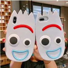 Toy Story 3D Забавный Гадкий ребенок Forky Baby Высокое качество анти-падение силиконовый мягкий чехол для iphone 11Pro MAX XS XR 7 8plus чехлы для телефонов(China)