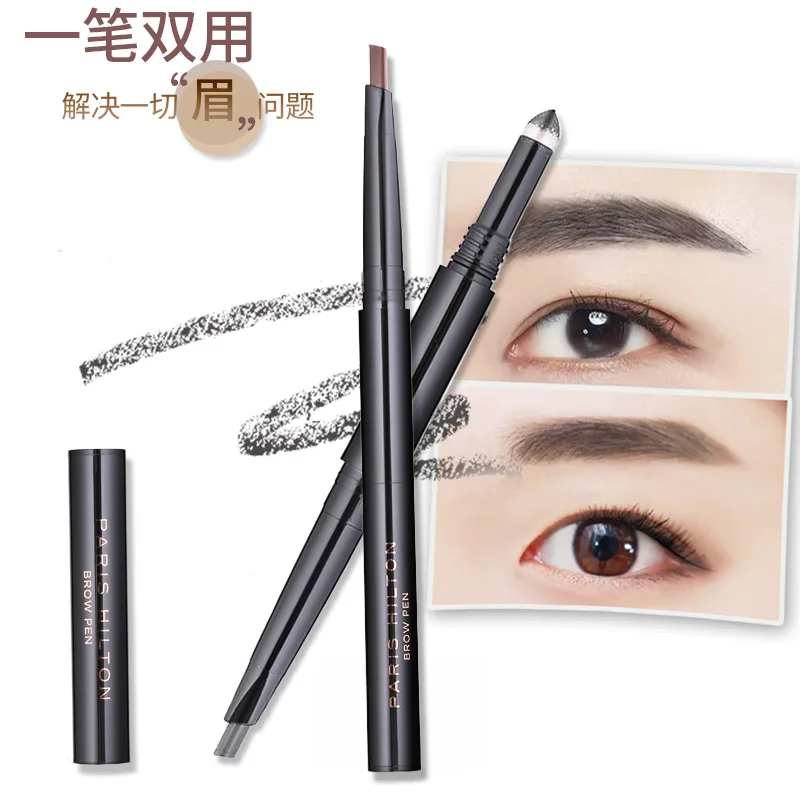 

pencil waterproof and sweat-proof rotary triangle eyebrow pencil is not easy to decolorize stereo eyebrow pencil