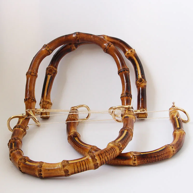 

18*14 см бамбуковый кошелек сумка ручка аксессуары U сумка ремень оптовая продажа цепи ремень настоящая бамбуковая ручка для сумки фабрика