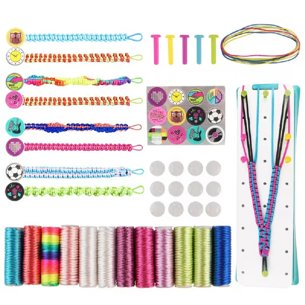 braiding bracelet Hand Rope woven toys, children’s DIY elastic hand