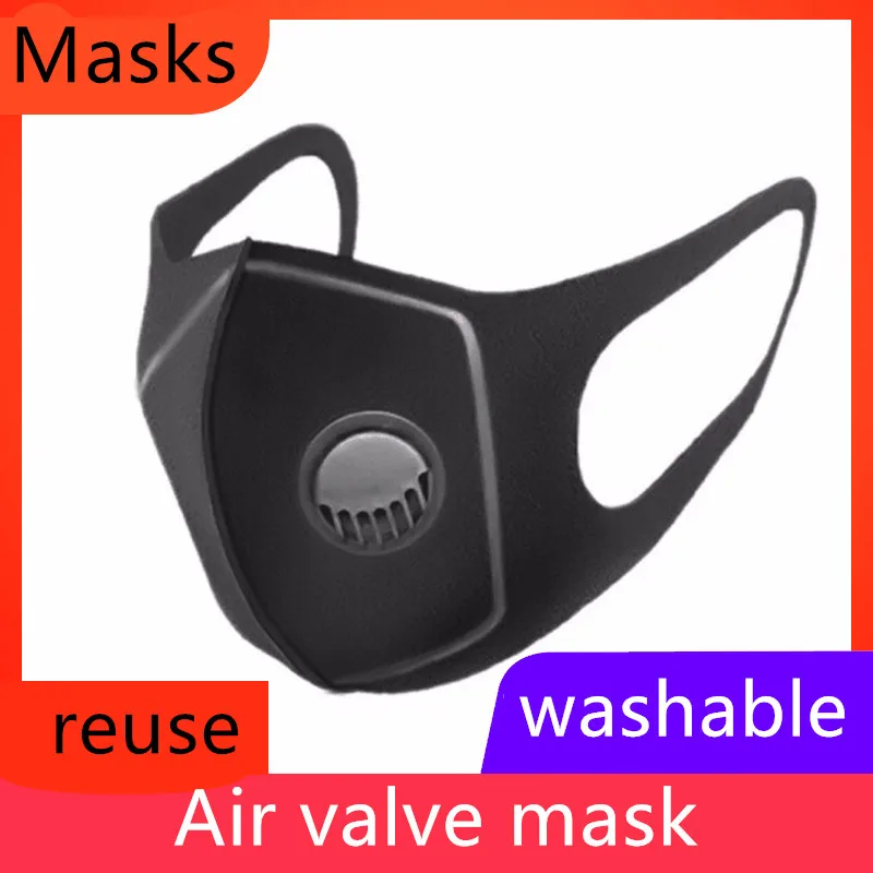 

Protection Masks Air Purifying Mask Mouth Muffle Carbon Filter Dust Haze Fog Respirator Mask With valve