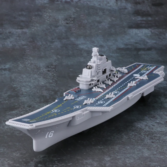 Assembly  Warship Model Modern Class Aircraft Carrier Military Toy 2