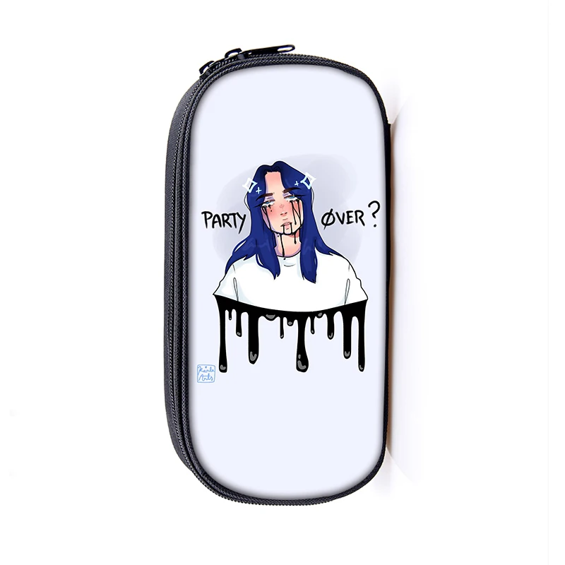 21 Billie Eilish Карандаш Чехол косметический мешок можно добавить свой комментарий elish макияжа сумки для девочек подростков пенал для карандашей школьные чехол расходные материалы - Цвет: 21