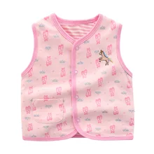 Детская одежда; одежда для малышей; сезон осень-зима; двухслойный жилет; стиль; жилет с застежкой; детская куртка для маленьких детей; Bs20063