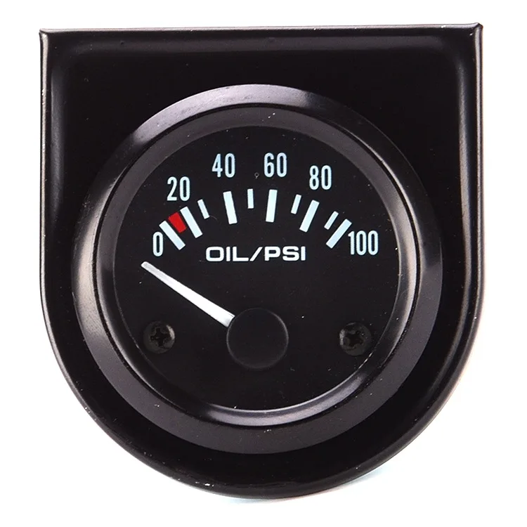 

Hot 12v Car Universal Black Oil Pressure Gage Pointer Sensor-Oil Pressure Gauge 52 Mm