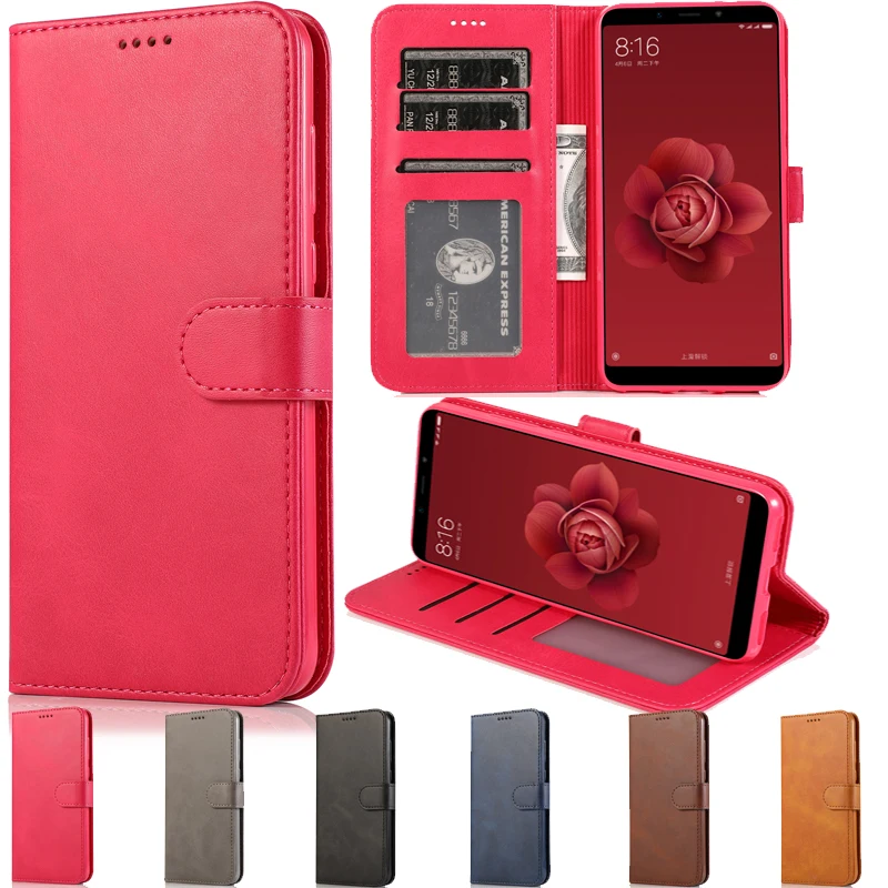 Кожаный флип чехол кошелек для Xiaomi Redmi 7 телефона силиконовый кредитница 7A в