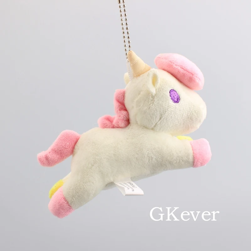 5 стилей Kawaii Единорог плюшевая кукла игрушка брелок Подвеска Мягкие и плюшевые детские игрушки в виде животных популярный мультфильм Единорог кукла подарок