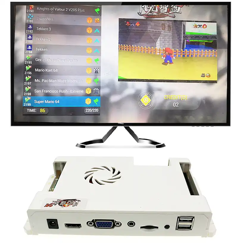 portable home classic & 3d arcade console station