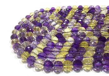 

10mm Natural Watermelon Cut Ametrine Bead Faceted Loose Bead Jewelry Making Charm Accessories DIY Bracelet Necklace FactoryPrice