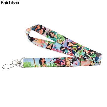 

20pcs/lot A3329 Patchfan Movie Style Classical Girls Lanyards Neck Straps For Phones Keys ID Card Holders Keychain Webbing