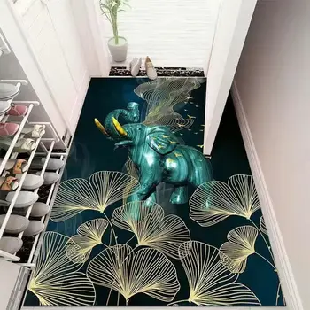 

Nordic 3D Stereo Printing Corridor Carpet Area Rugs Living Room Carpets Kitchen Bathroom Anti-skid Floor Mat for Home Decorative