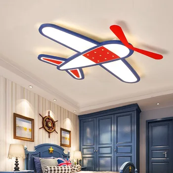 

Creative airplane shaped LED Ceiling Chandelier Modern Bedroom Children's Room Home Decoration lamp YHJ020614