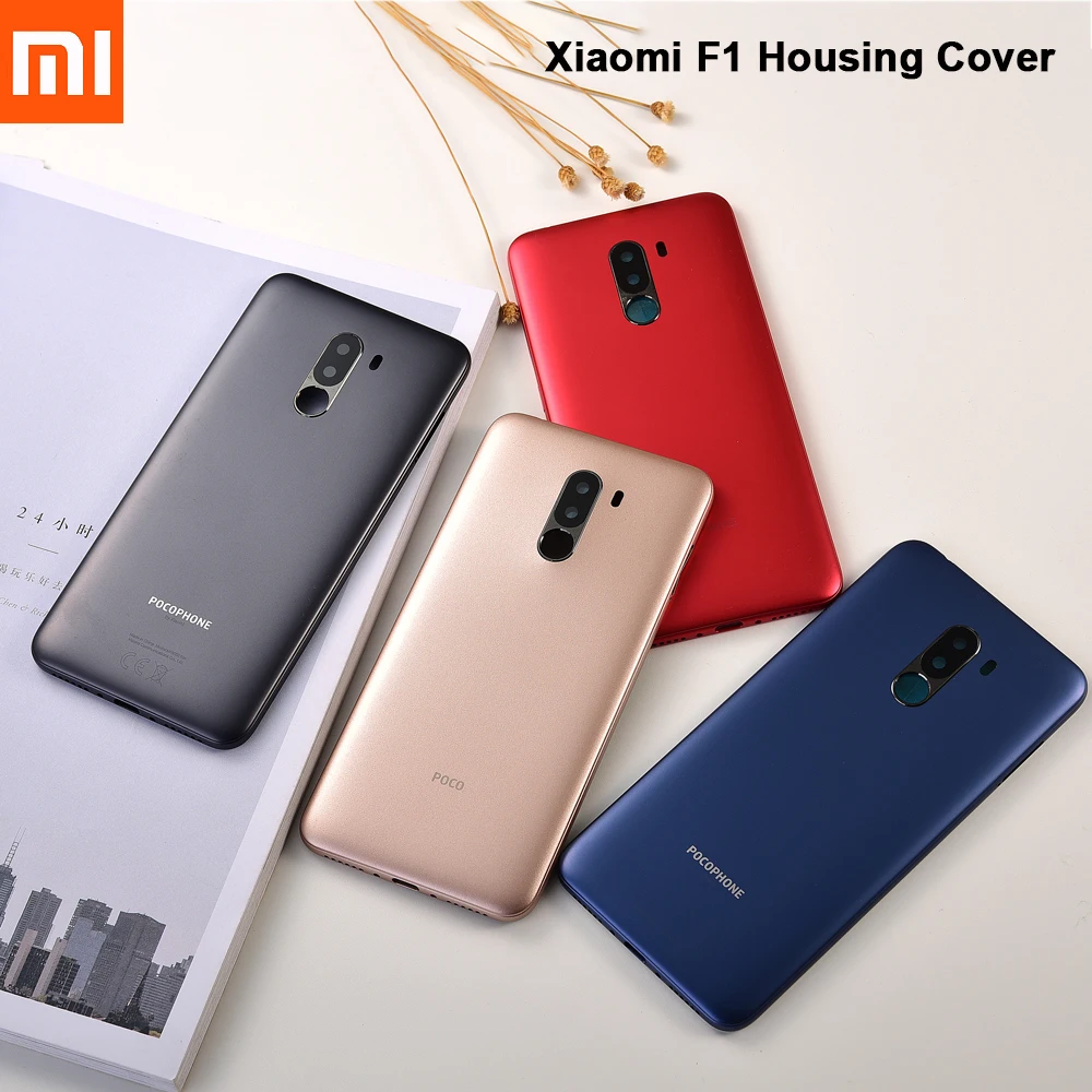 Оригинальная задняя крышка аккумулятора Xiaomi Pocophone F1 пластиковый корпус для двери
