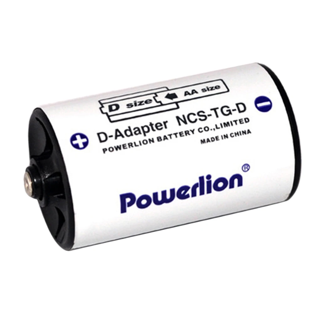 

Pack of 1 Battery AA to D Size Converter Holder Switcher Box Plastic