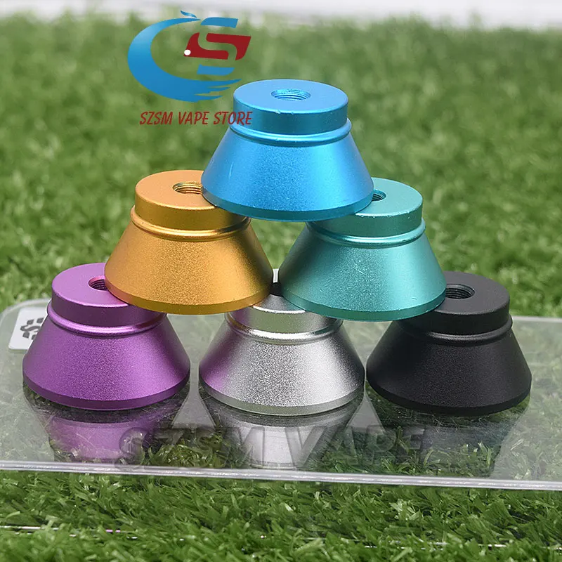 

6PCS/Lot Aluminum Base Holder Stand with 510 Thread Electronic Cig Atomizer Goon rda apocalypse kennedy rda terk v2 rda