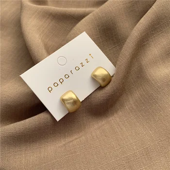 

Stud Earrings For Women Gold Color Zinc Alloy Accessoreis Korean Aros Indian Jewelry Mujer Brincos Femme Wedding Earring