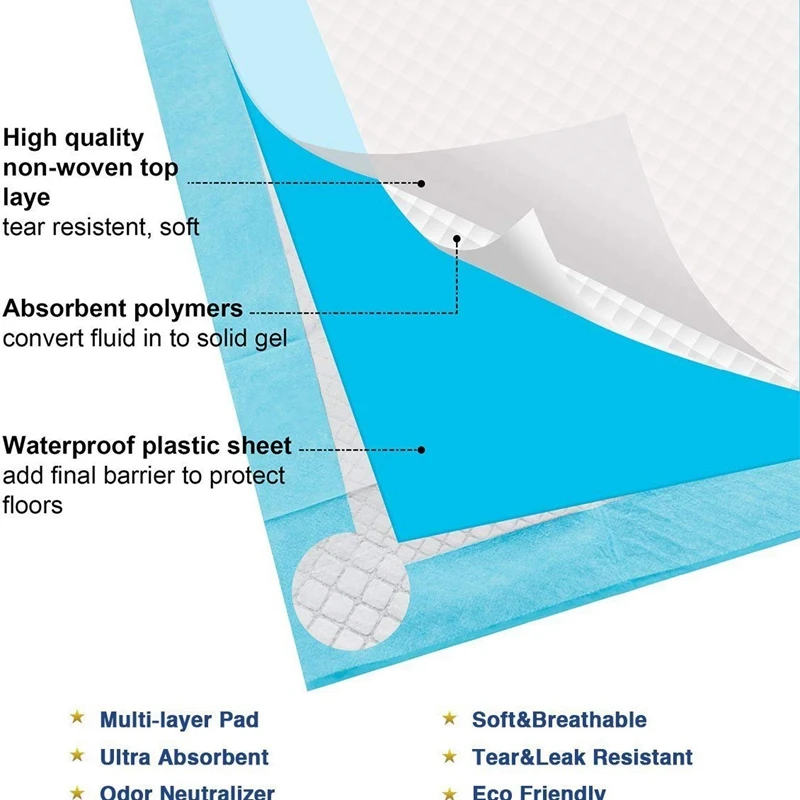 ПЭТ супер-впитывающие собака учебный горшок колодки щенок баловаться колодки