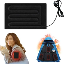 

Heating Pad For Back Pain Relief Carbon Fiber Heating Pad For Clothes Portable Usb Charging Heated Film For ​vest Down Jacket