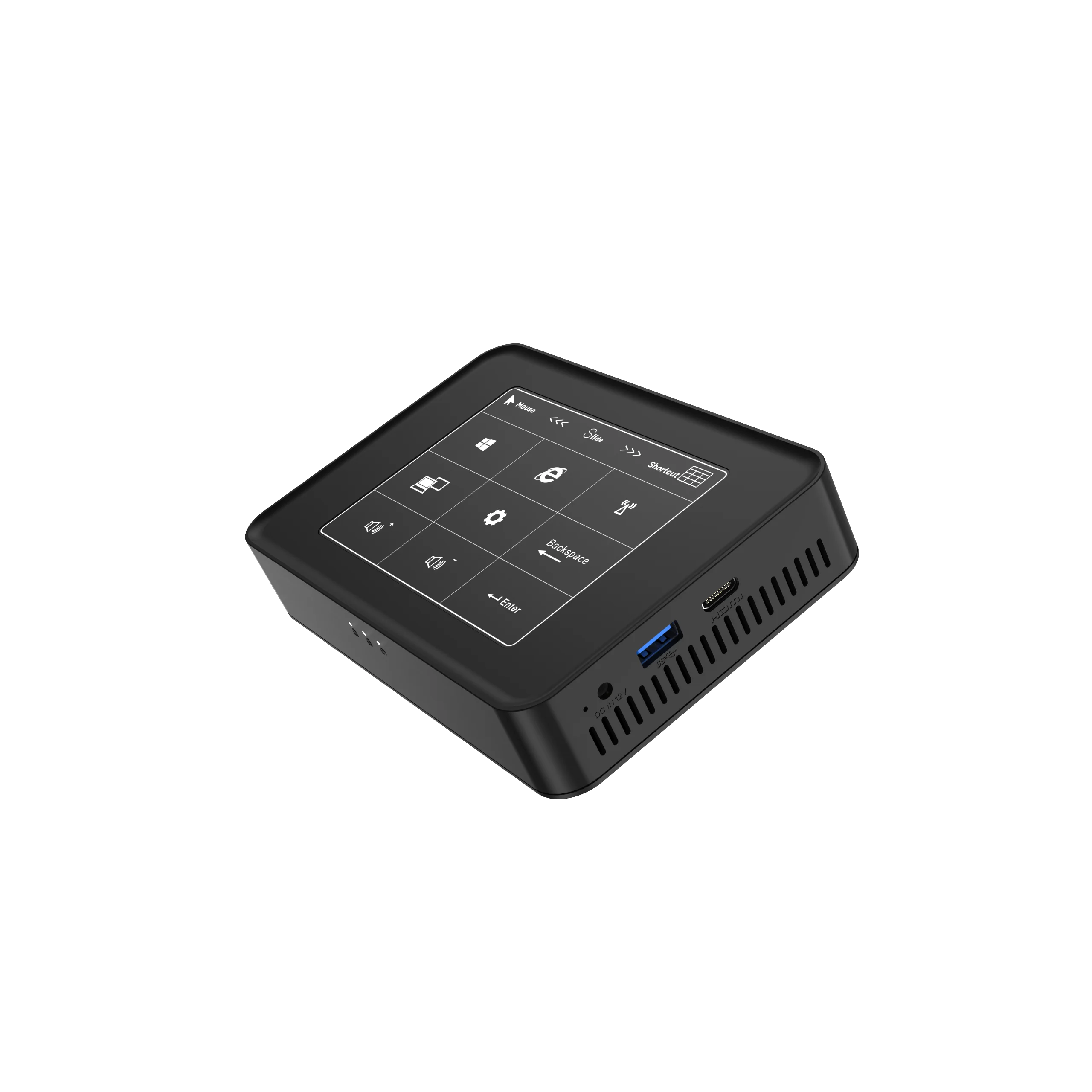 Новейший Apollo Lake Celeron J3455 windows10 мини ПК LPDDR3L 6G SSD 256G с сенсорной панелью управления