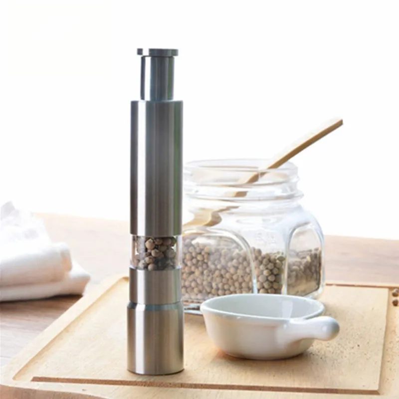 

Stainless Steel Manual Pepper Pepper Pepper Coffee Bean Spice Grinder Household Kitchen Gadget 1pcs