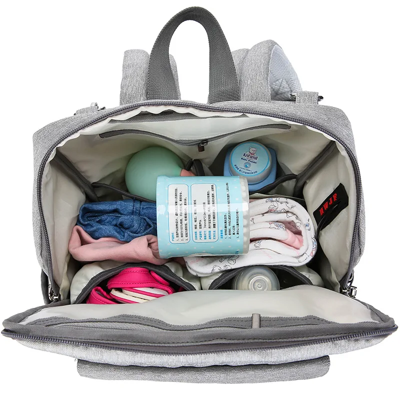 Горячая Распродажа, Повседневная сумка для мамы, одноцветная сумка для подгузников в Корейском стиле, сумка на плечо, большой объем, сумка для мамы