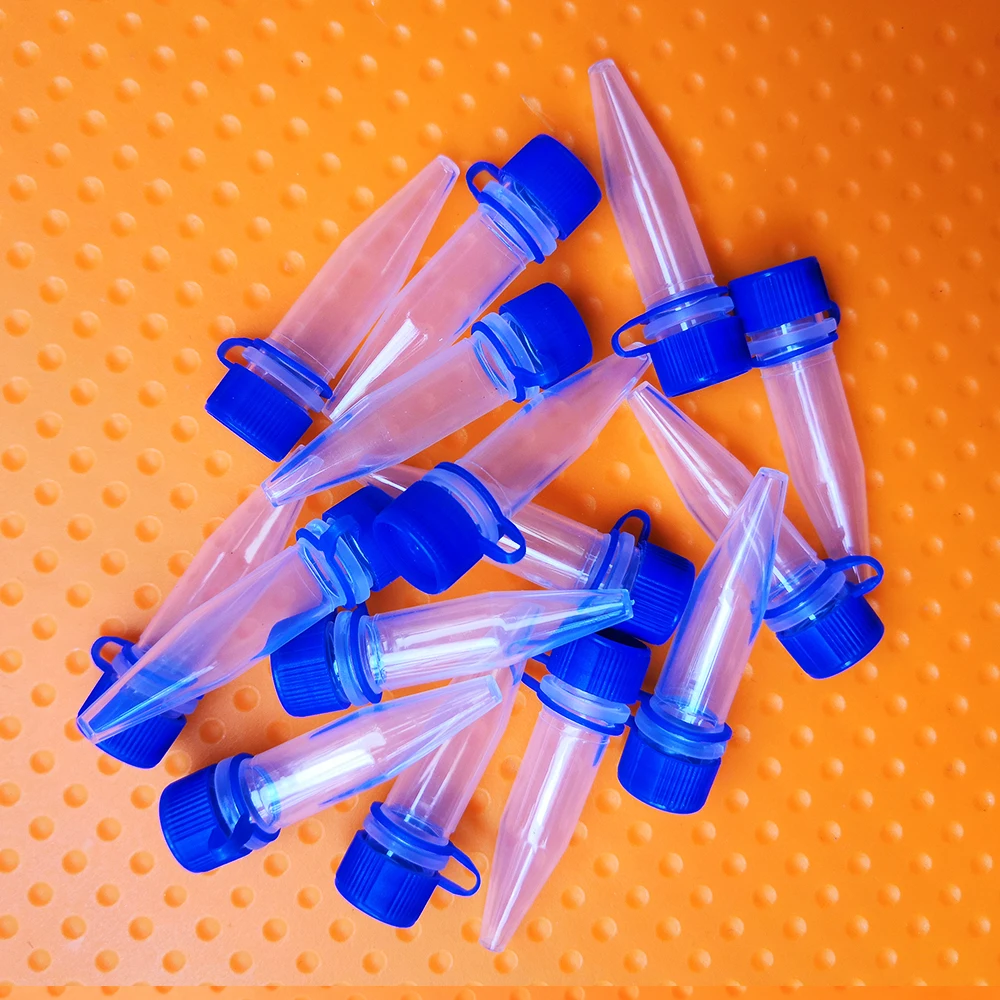 100pcs PP 1.5ml Microcentrifuge Tube Centrifuge Tubes with Screw Cap Plastic Cryotube Lab Test Tubes For Experiment