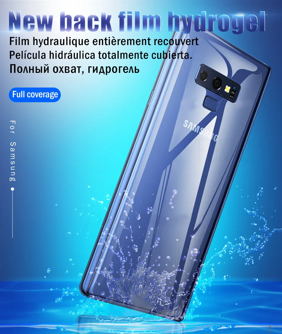 2 шт./лот сзади гидрогель пленка для Samsung Galaxy A50 A70 A51 A71 S10 S9 S8 Plus протектор экрана из