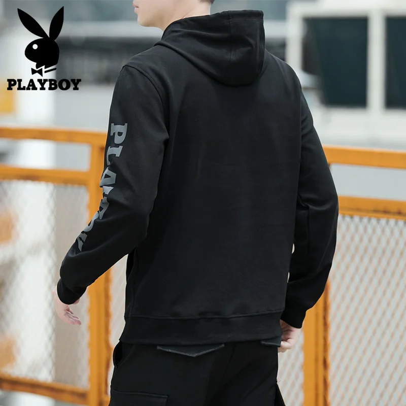 PLAYBOY новые уличные повседневные свободные толстовки с принтом мужские осенние модные уличные толстовки с капюшоном мужские свитшоты PB6059