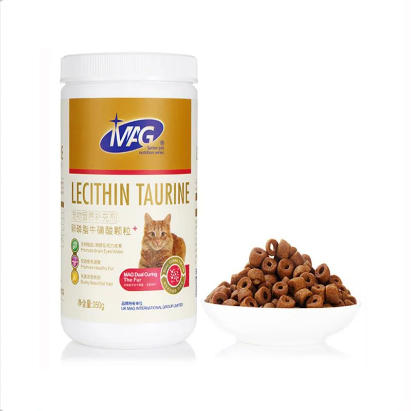 CatLecithinTaurineGranules350gCanofPetNutritionSupplementFree