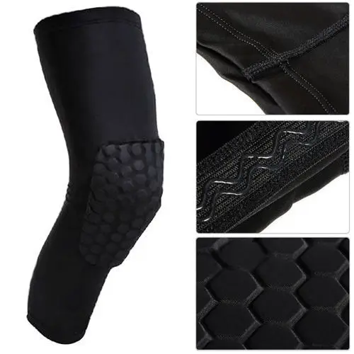 Professional Honeycomb Crashproof Knee Support Protective Sport Gear Leg Knee Pads Breathable Bandage Basketball Brace knee pad knee support knee support sleeve knee brace
