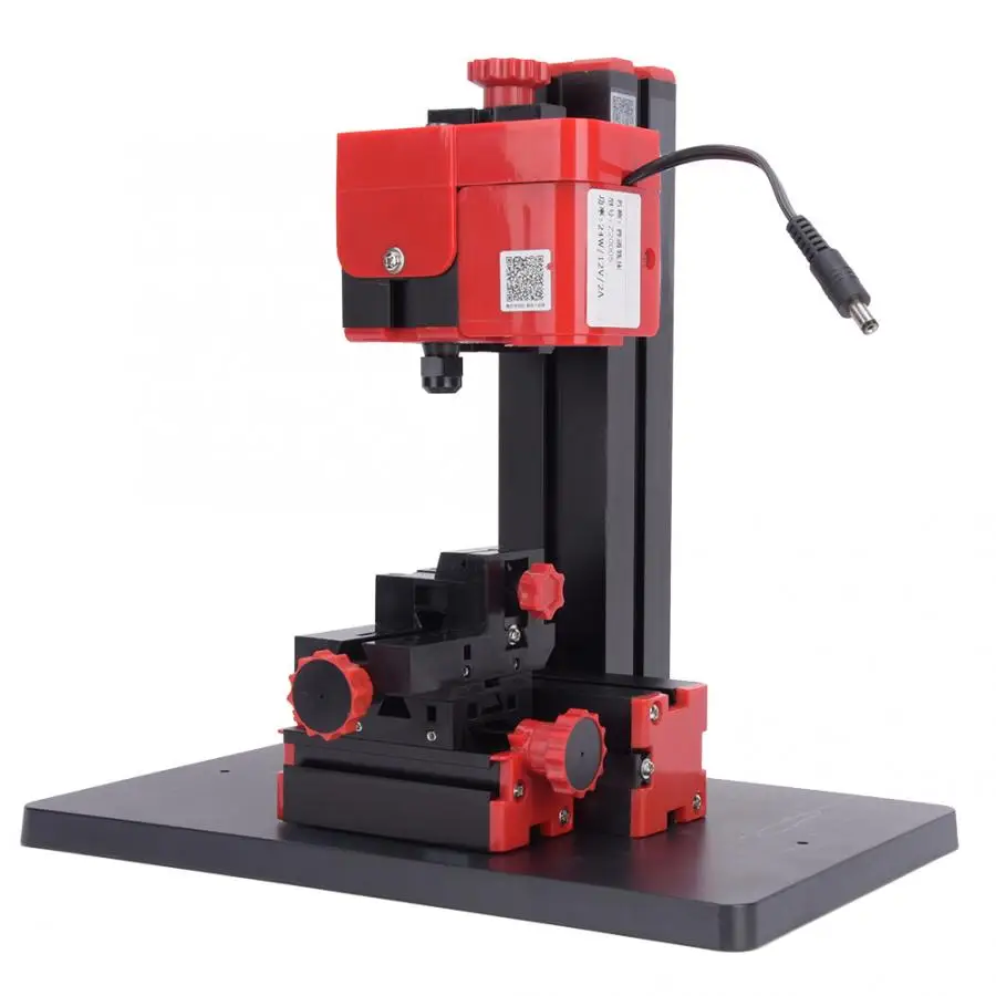 6In1 Functional Mini Wood Metal Lathe DIY Tool Jigsaw Milling Drilling Machine