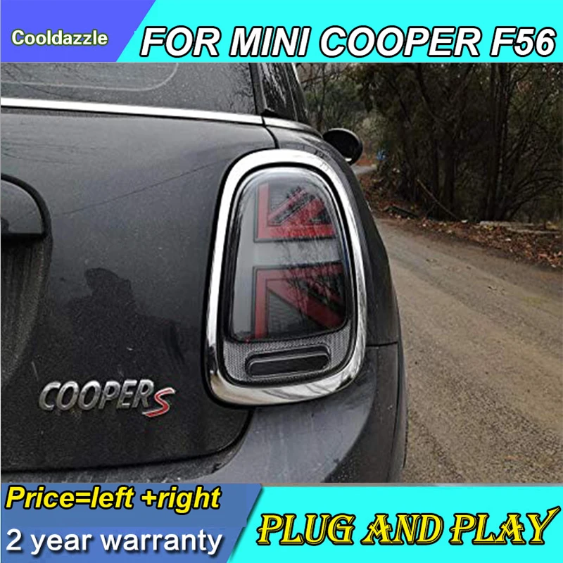 1 пара для BMW Mini Cooper F56 светодиодный задний фонарь год задний фонарь с обратным сигналом парковки