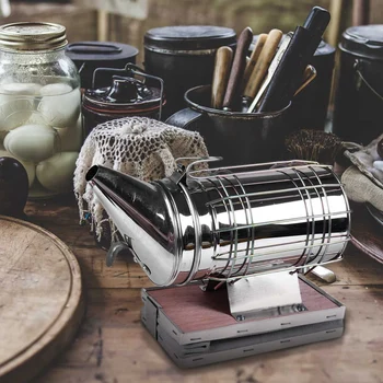 

New Stainless Steel Bee Smoker Beekeeping Smoker