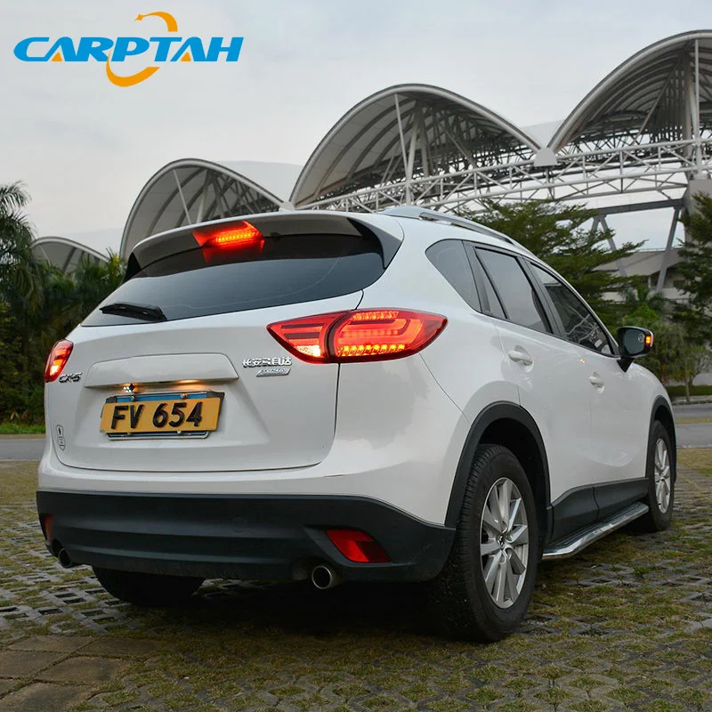 Автомобильный Стайлинг задний фонарь задние фонари для Mazda CX-5 CX5 2013- задняя лампа DRL+ сигнал поворота+ обратная лампа+ светодиодный тормозной сигнал