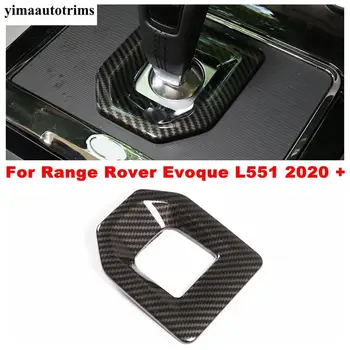 

For Land Rover Range Rover Evoque L551 2020 2021 Transmission Shift Gear Panel Frame Decoration Cover Trim Carbon Fiber Look