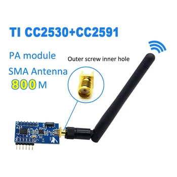 

ZigBee Module Wireless PA Power Amplifier Development Board SMA Antenna CC2530+CC2591