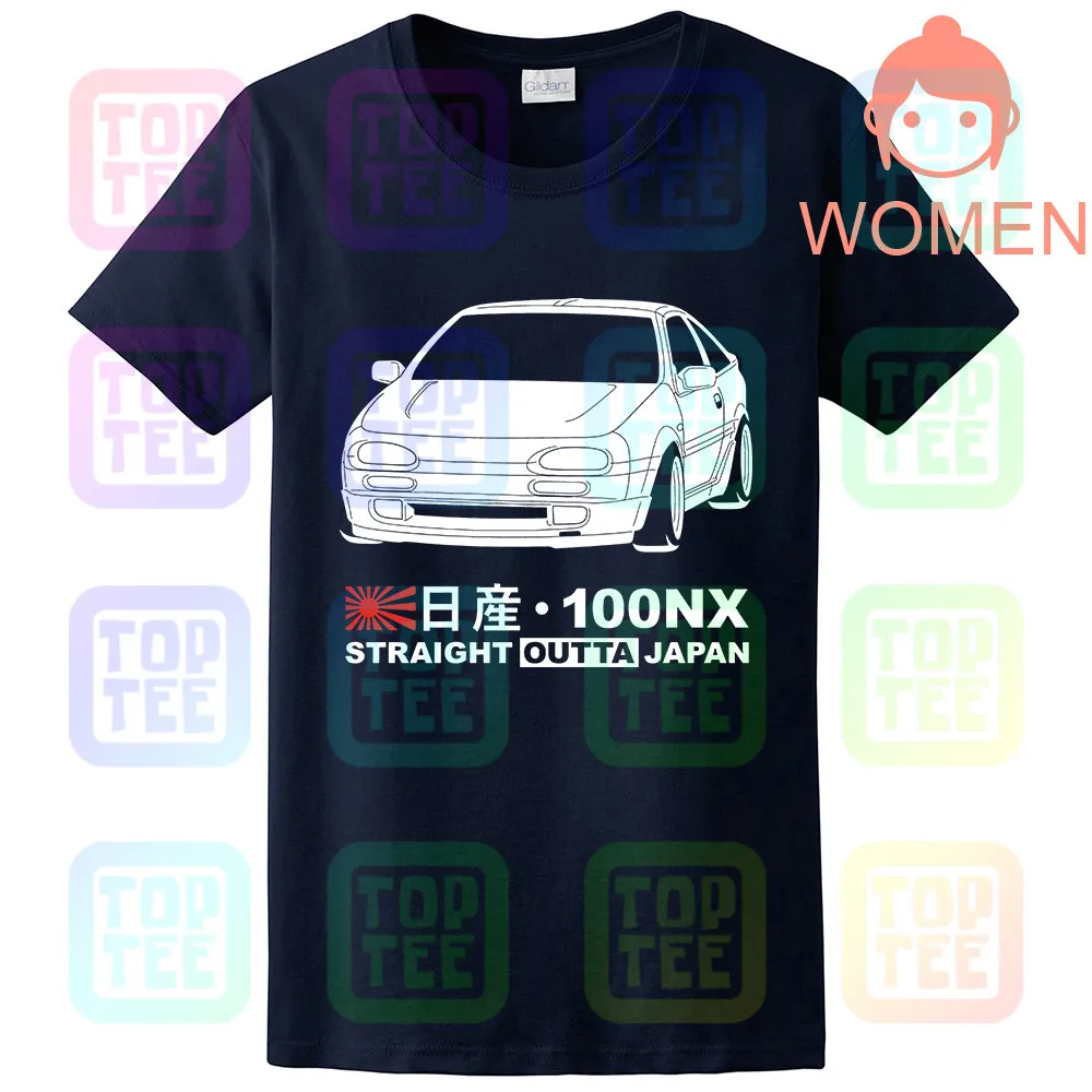 GT-shirt Nissan 100NX B13 Футболка tee - Цвет: Women Navy