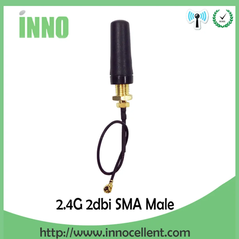 2 4 ГГц антенна SMA male 3dbi Zigbee Wi Fi мини PCI U.FL IPX для фотокабеля удлинитель Pigtail|2.4ghz antenna