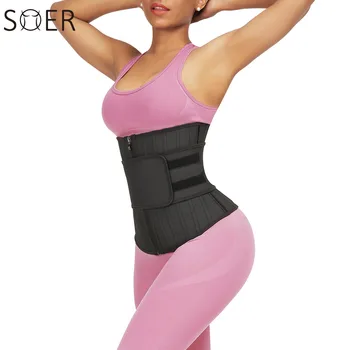 

SHER Women Waist Trainer Body Shapers Slimming Belt Modeling Strap Steel Boned Postpartum Band Corsage Corsets