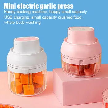 

Hot Wireless Portable Electric Crusher 100/250ml Portable Electric Blender Multipurpose Mini USB Charging Vegetables Cup QP2