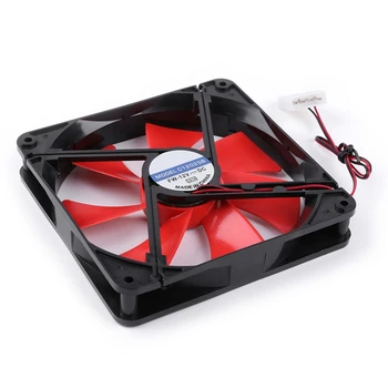 

12V 4 Pin 140mm DC Silent CPU Cooling Fan High Airflow 2300RPM Speed Adjustable