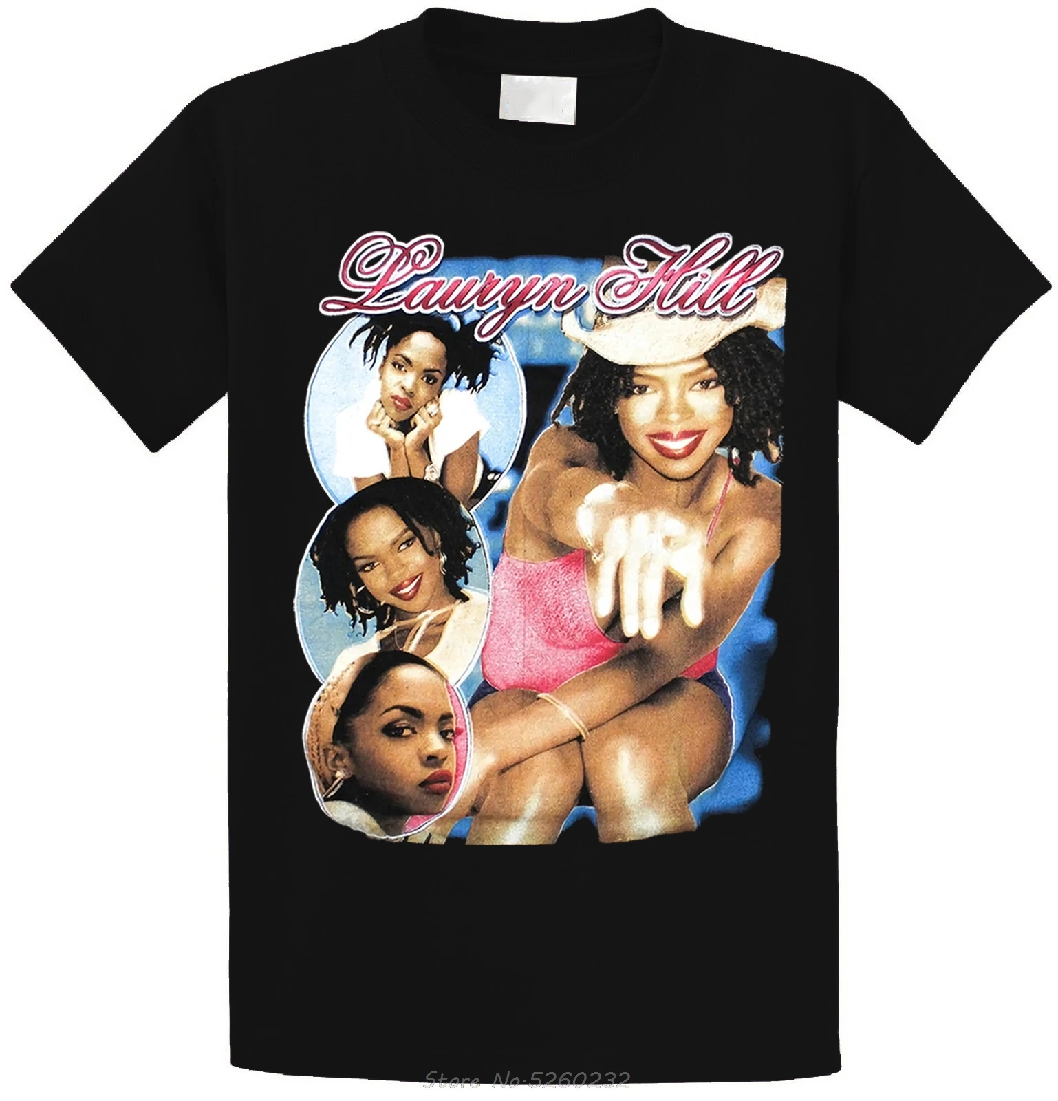 Vintage Lauryn Hill Kemeja Rap Tee 90S 