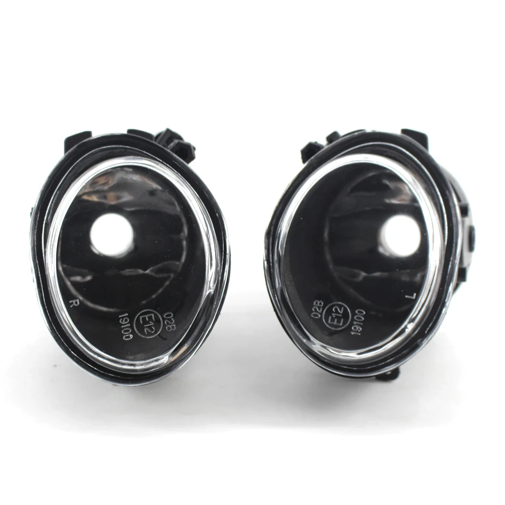 

2pcs Car Fog Light For BMW M3 E46 2002-2005 Base Coupe 65*60mm 9006 Halogen Bulb DC 12V Transparent Fog Lamps Auto Parts