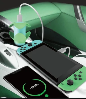 

Switch host fast charging car charger compatible with type-c interface devices use switch lite host fast charging car charger